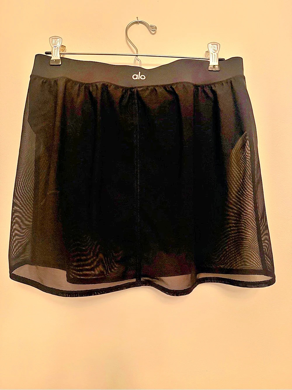 Alo Women's Mesh Mini Skirt Size Large Like New - Picture 2 of 6